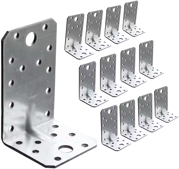 Puuliitinlevy metalliosat Kulmakiinnike